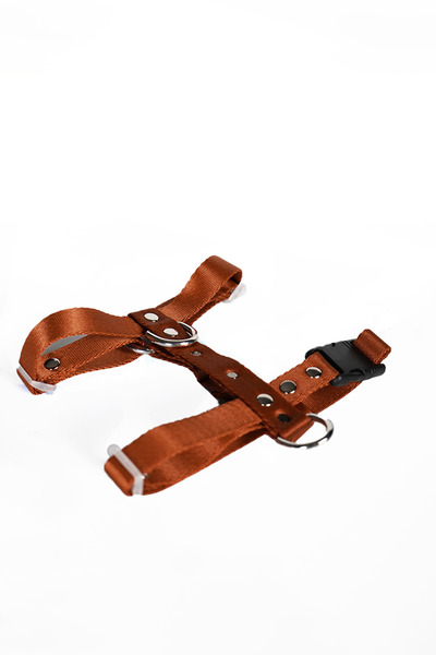 MOOD PAW Caramel Mood Anti-Pulling Adjustable H Type Dog Chest Harness