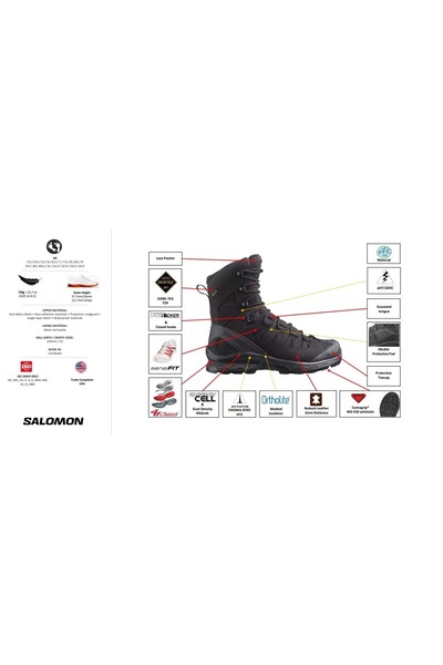 Salomon Lowa Gore-Tex® Su Geçirmez Tactical Bot Özel Kuvvetler Askeri Botu Erkek Bot KUM