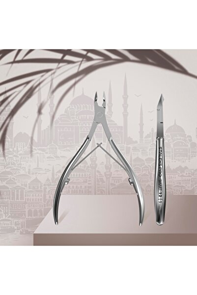 STALEKS Smart 12 Professional Cuticle Forceps 5 mm (Turkey) - Ayasofya