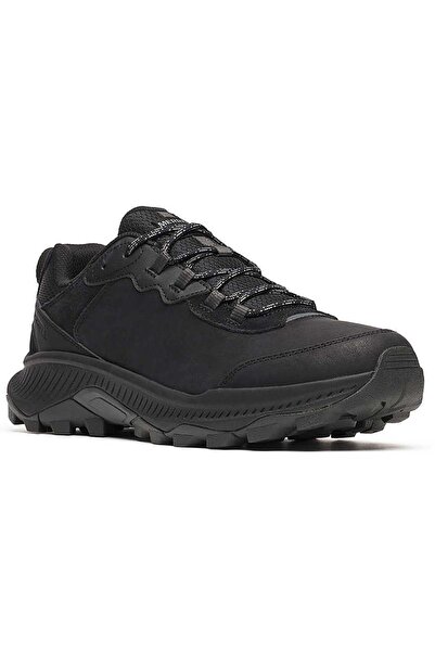 Merrell Speed Strike 2 LTR J038943 Ανδρικά αθλητικά παπούτσια από γνήσιο δέρμα ΜΑΥΡΟ