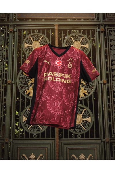 Galatasaray S.K. Split Jersey 25/26 Home Jersey Split Men's Jersey Bordo