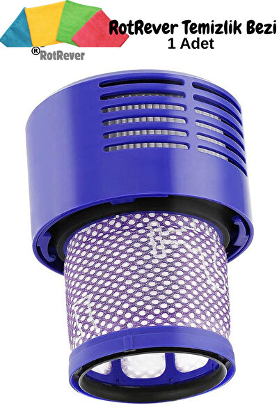 RotRever Filtru Hepa Dyson V10, Dyson V10 Absolute, Filtru Hepa compatibil cu Dyson V10 Cyclone, Set de pânze RotRever-2 bucăți