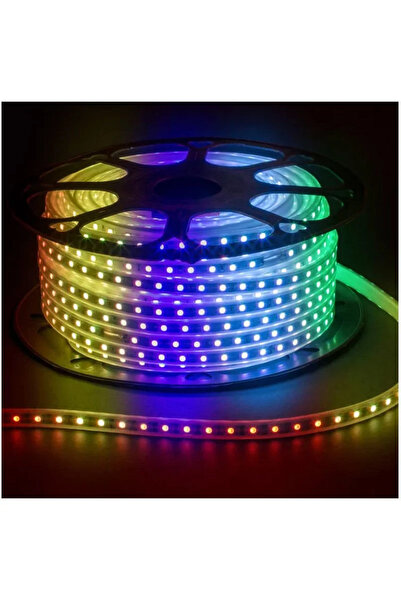 Noas 220V RGB HORTUM LED DIŞ MEKAN SU GEÇİRMEZ (1 metre) - - RGB FİŞİ AYRI SATILMAKTADIR . !