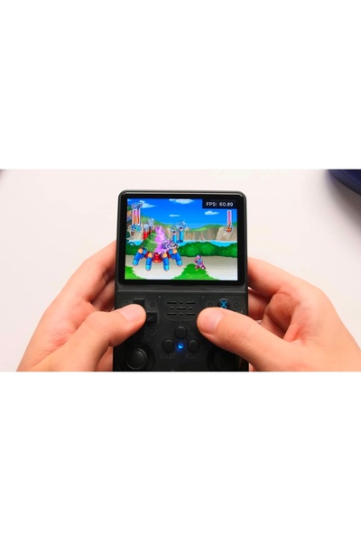 VEVOR Consolă retro portabilă R36S, 64GB, 15000 jocuri, ArkOS 2.0, N64 PSP PS1 PlayStation, albastră