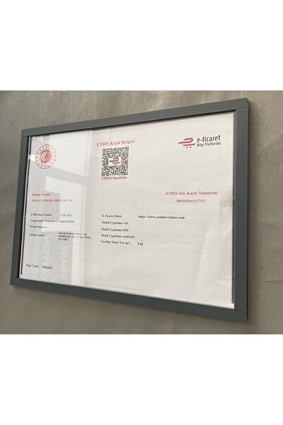Yönline Matte Anthracite Diploma&Certificate Frame