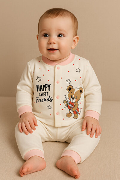 bon boni طقم بيجامة أطفال من القطن بنسبة 100% من مينيلا كيدز