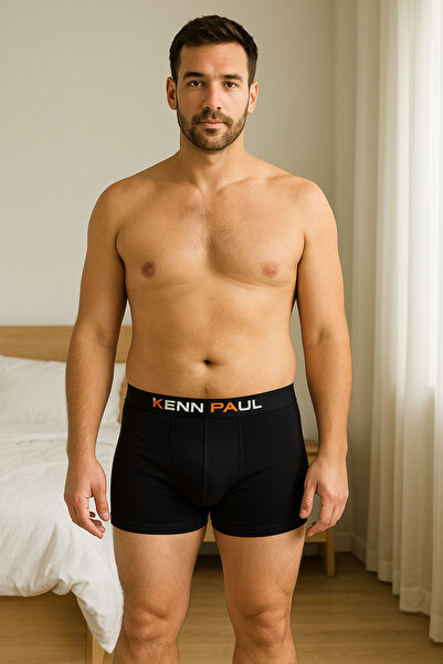 KENN PAUL Boxer confortabil pentru bărbați, albastru marin, modal |   Boxer p...