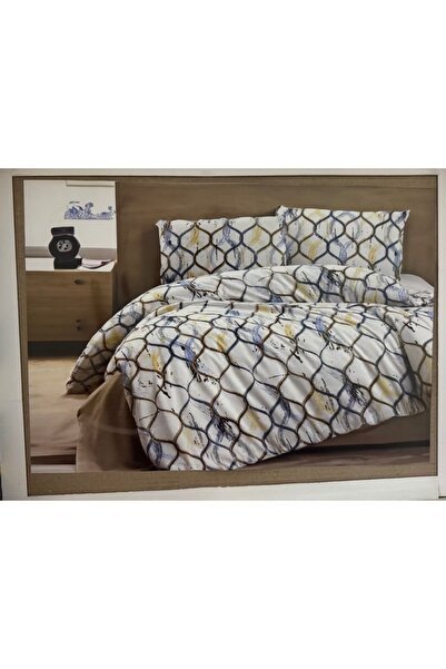 Cote Blanc Double Duvet Cover Set - 100% Cotton, Points