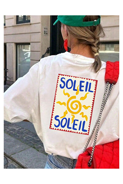 Tubinyoo Soleil Printed Unisex Oversize T-Shirt