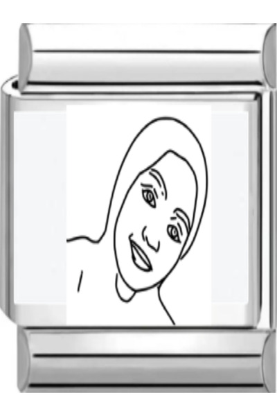 Feride Italian Bracelet Charm Photo Printed 1 Piece First in Turkey