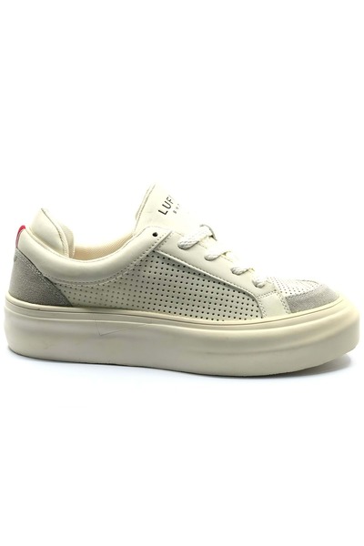 Lufian 111230259 Allan Sneaker Men's Leather Shoes White