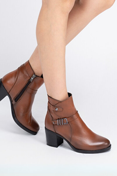 Dericalle shoes Hakiki Deri Kadın Günlük Topuklu Bot