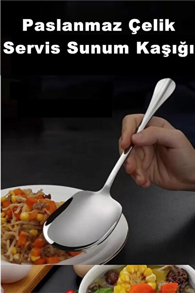 Kitchen Live Paslanmaz Çelik Lüx Servis Ve Pasta Börek Sunum Spatulası