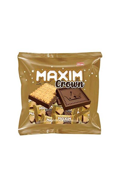 Elvan Maxim Crown Kakaolu Bisküvi 275 Gram (1 Paket)