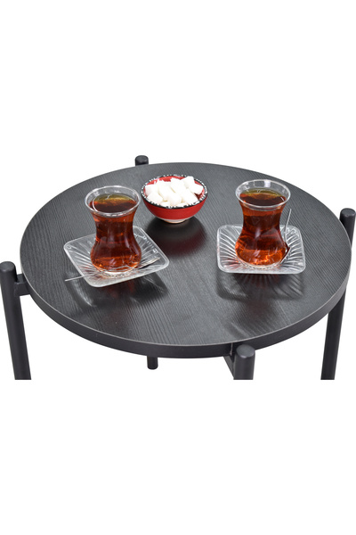 VİLİNZE Ay Metal Çok Amaçlı Zigon Tabure (6 Adet)