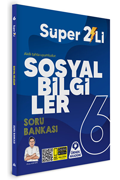 Örnek Akademi Yayınları 6. Sınıf Süper İkili Sosyal Bilgiler Seti (2 Kitap) Olcay Göktepe