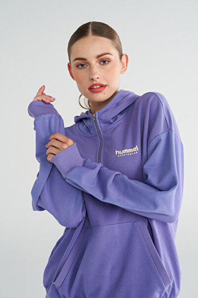 hummel DEVON ZIP NECK HOODIE