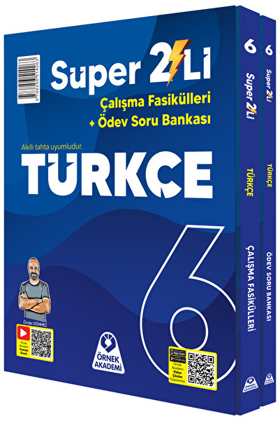 Örnek Akademi Yayınları 6. Sınıf Süper İkili Türkçe Seti (2 Kitap)