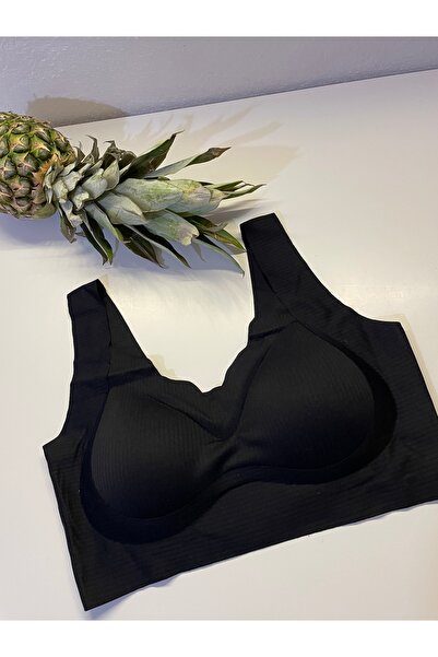 Kırmızı Seamless Underwire Laser Cut Out Removable Pad Ghost Half Tank Top Ve...