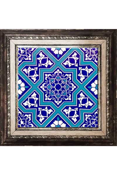 Armada Çini 20x20 Cm Ac 12 Seljuk Star Fitting Patterned Tile Panel