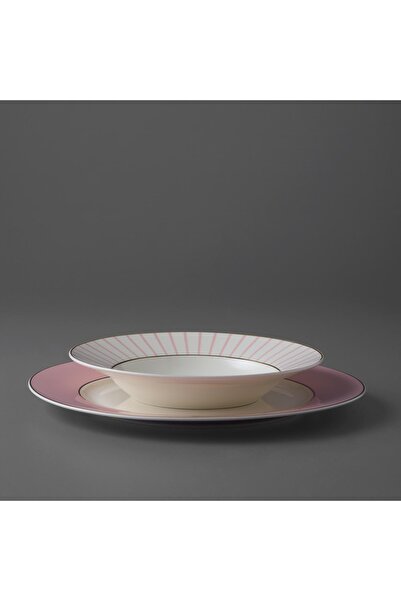 Jumbo Navy 24 Parça 6 Kişilik Yemek Takımı Pink