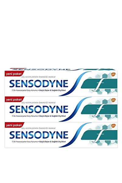 Sensodyne Diş Macunu Florürlü 100Ml x 3 Adet