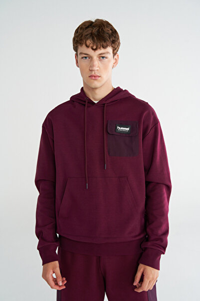 hummel Grayse Hoodıe 922400-3858 Bordo Erkek Sweatshirt