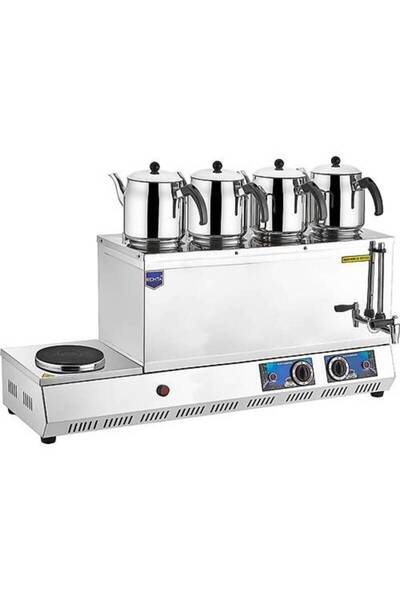 Remta 85 Model Dört Demlikli Elektrikli Çay Ocağı 43 Lt. - 4 Adet Demlik Hedi...