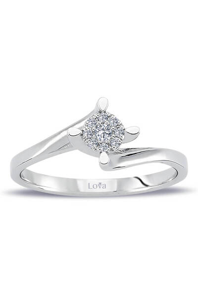 Lova 0,30 Karat Tektaş Görünümlü Pırlanta Yüzük - 1020428