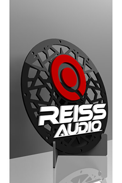 Pozitif Lazer 20cm Reis Audio Yazılı Dayanıklı Pleksi Midrange Kapağı, Hoparlör Kapağı (2 ADET)