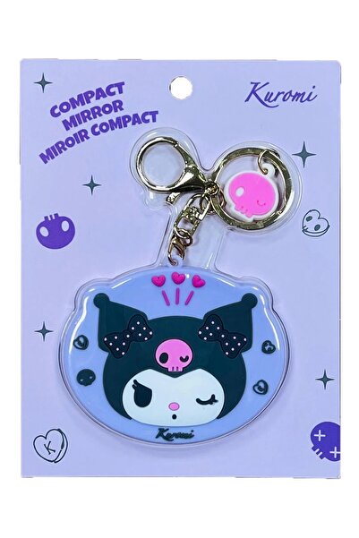 Miniso Sanrio Lisanslı Anahtarlıklı Cep Aynası - Kuromi- Cinnamoroll - My Melody - Pochacco