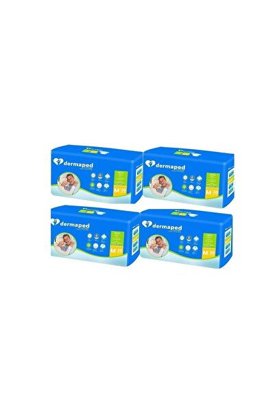 Dermaped Yetişkin Hasta Bezi Bel Bantlı Süper Emici M Beden (Medium) 120 Adet...