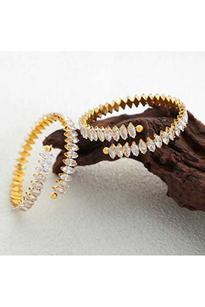 SONES Zirkon Taşlı Ayarlanabilir Esnek Kelepce | Sns103373