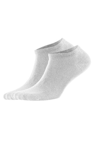 Women's White Cotton Short Fragrance No Sweat Booties Socks