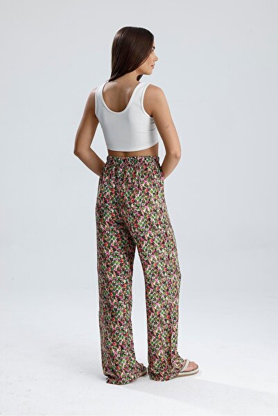 VAPUR TEKSTİL Floral Patterned Trousers