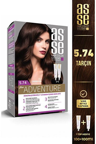 asse Adventure Set Saç Boyası No:5.74 Tarçın