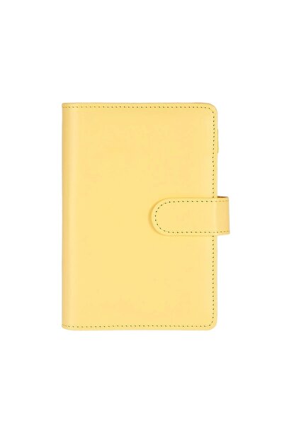 Evistro Mıknatıslı Ajanda Günlük Not Defteri Notebook Sarı İthal Ürün