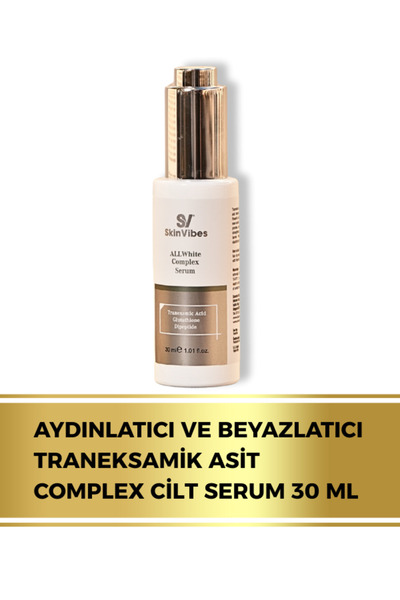 Skinvibes Aydınlatıcı Ve Beyazlatıcı Traneksamik Asit Complex Cilt Serum - Cilt Beyazlatıcı Cilt Serum 30 ml