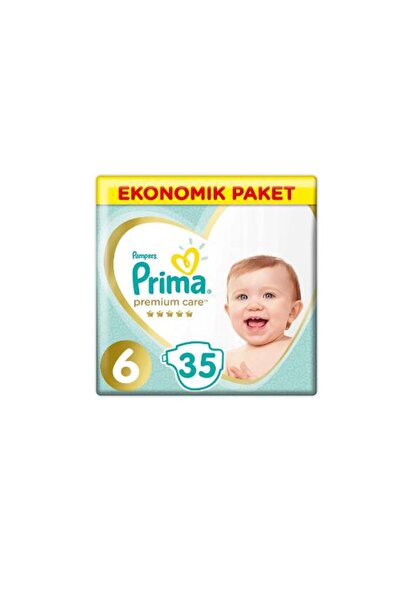 Prima Premium Care Bebek Bezi 6 Beden 13 Kg Ekonomik Paket 35 Adet