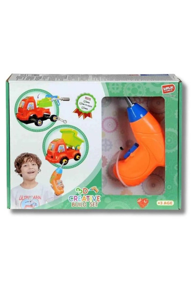 smilechild Eğitici Sök Tak Oyuncaklı Pilli Matkap - Oyuncak Söktak Tamir Seti...