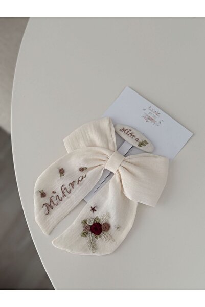 SOFT kişiye özel isimli toka ve çıt çıt toka ( sadece fiyonk tokaya isim yazı...