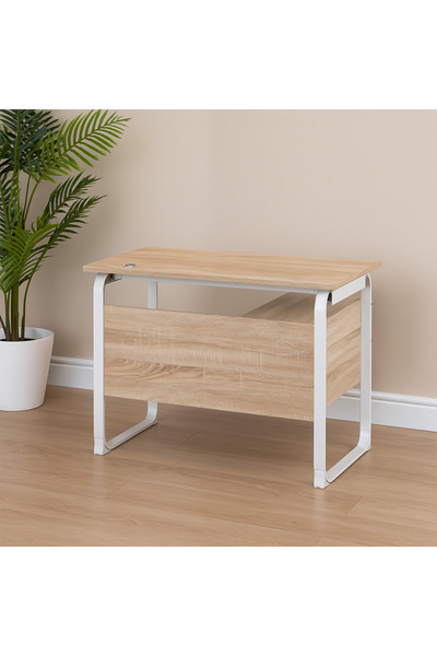 Ebticar Modern wooden desk for study , Wood size 120*60*75 cm