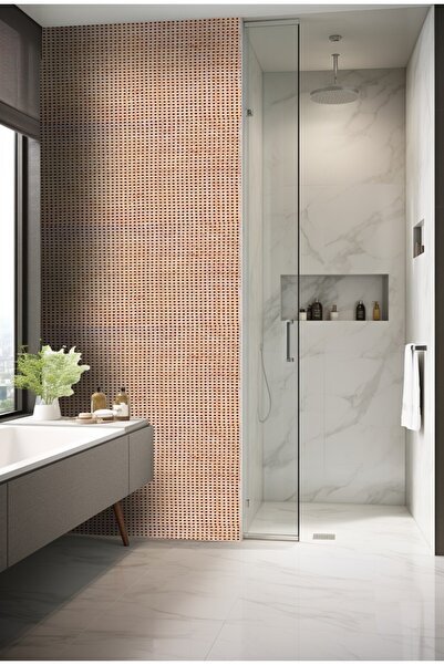 DECOMALL Code 101 Suya Dayanıklı Mutfak Banyo Zemin Mermer Mobilya Fayans Folyo Kaplama (LAMİNASYONLU)