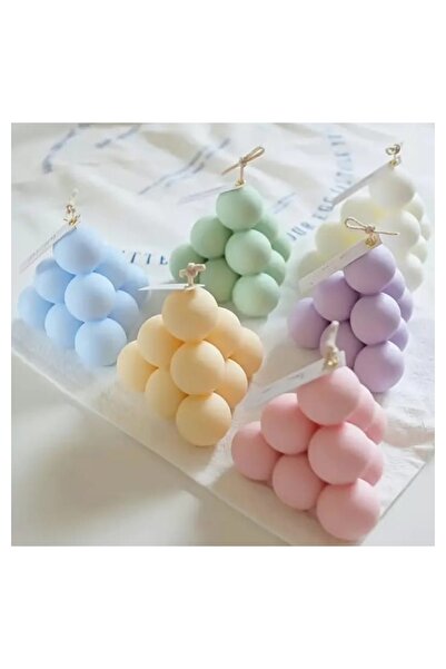 La Puppe Üzüm Taneleri Mum Kalıbı Mumluk