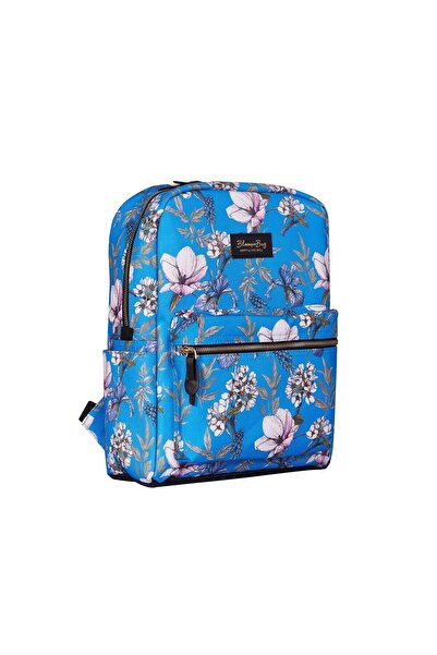 BloominBag Geantă pentru laptop/Macbook Blue Cherry Blossom de 13-14 inci