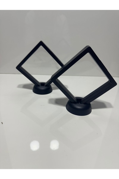 aysequlce 2 adet 9x9 Kare Tekli Vitrin Eşya Araba Sergileme Standı Oyuncak Ar...