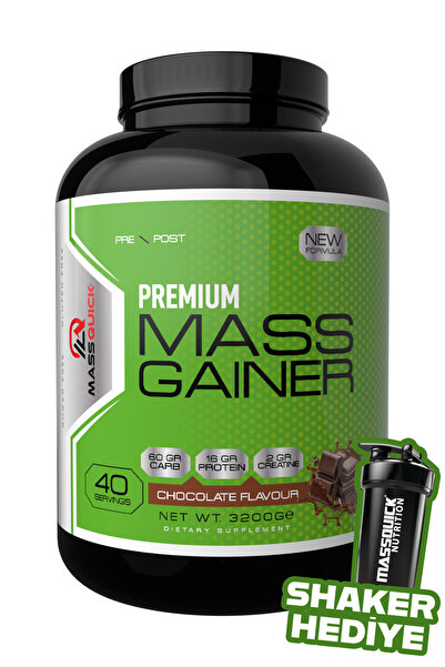 massquick MASS GAİNER Çikolata Aromalı - 3200g - 40 Servis