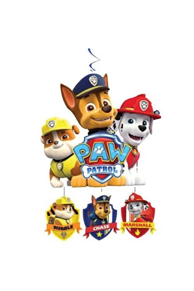 Parti Dükkanım زينة معلقة كبيرة من باو باترول