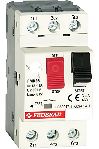 2,5-4A Fmk25 3P Motor Koruma Şalteri