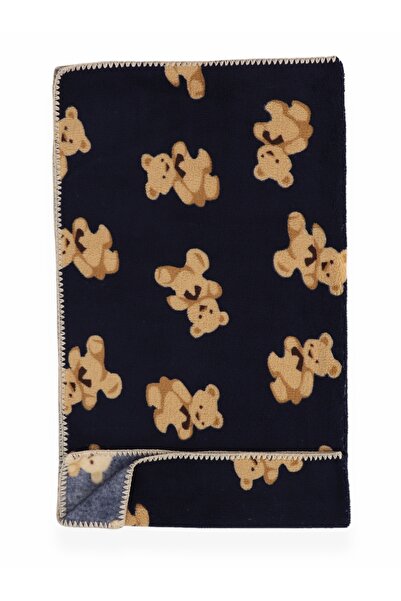 Bebitof Sevimli Ayı Desenli Wellsoft Battaniye